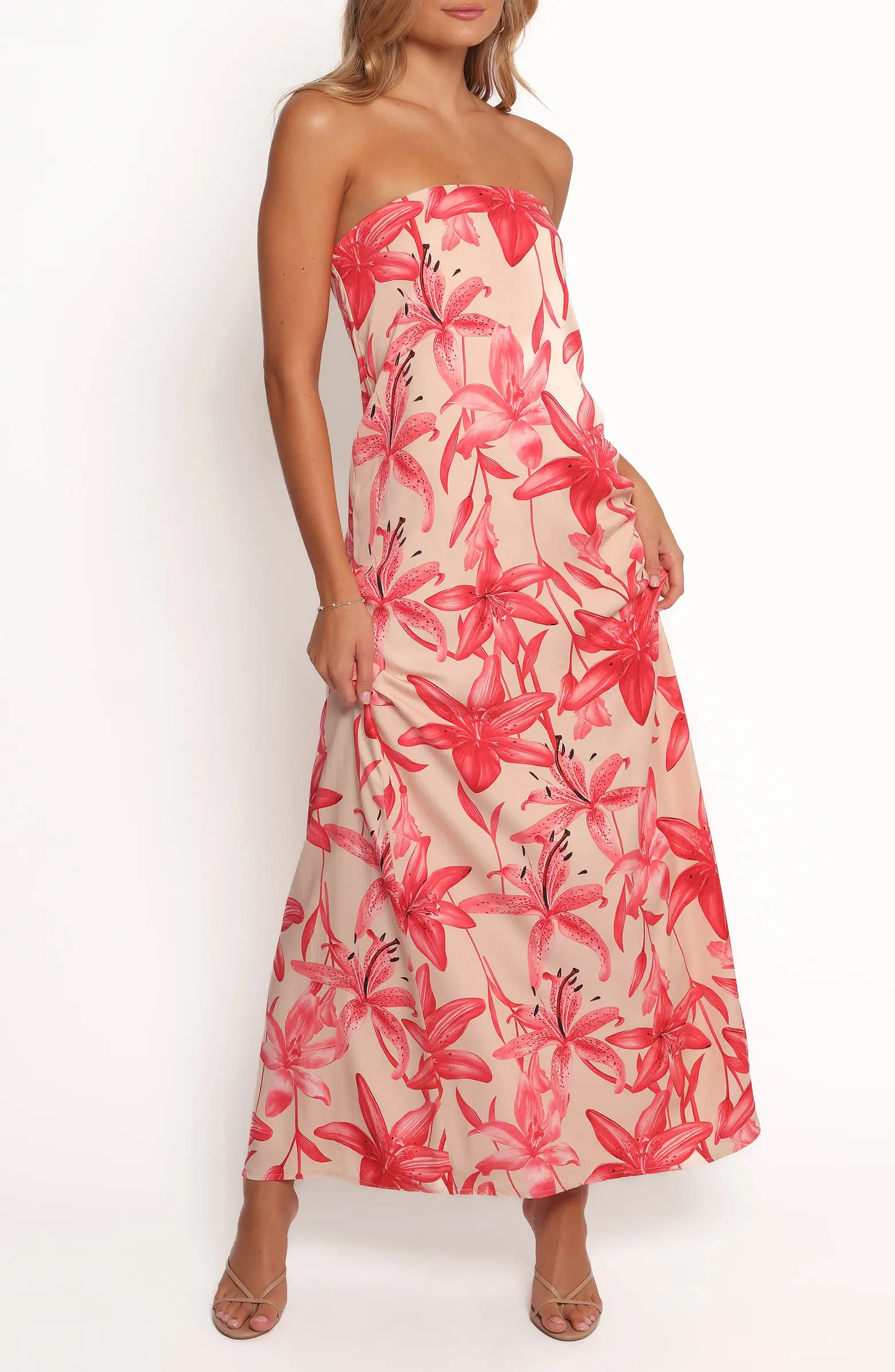 Petal & Pup Lani Floral Strapless Maxi Dress | Nordstrom | Nordstrom