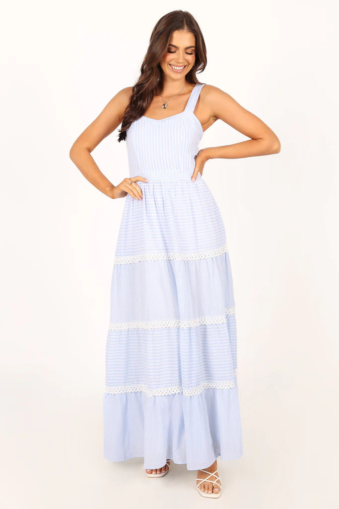Camille Maxi Dress - Blue | Petal & Pup (US)