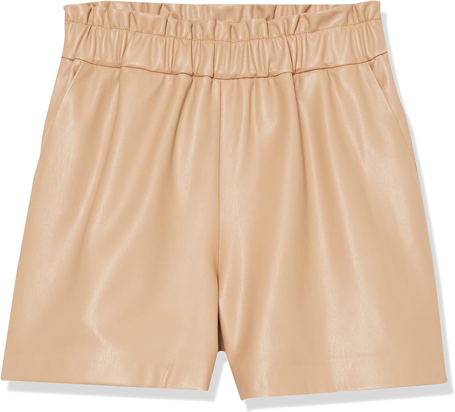 The Drop Women's Rose Loose Fit Paperbag Pull-on Short | Amazon (US)