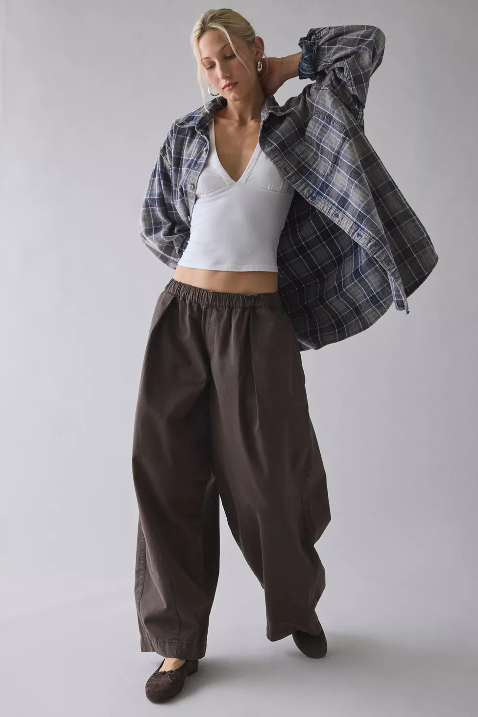 BDG Bobbi Baggy Pull-On Pant | Urban Outfitters (US and RoW)