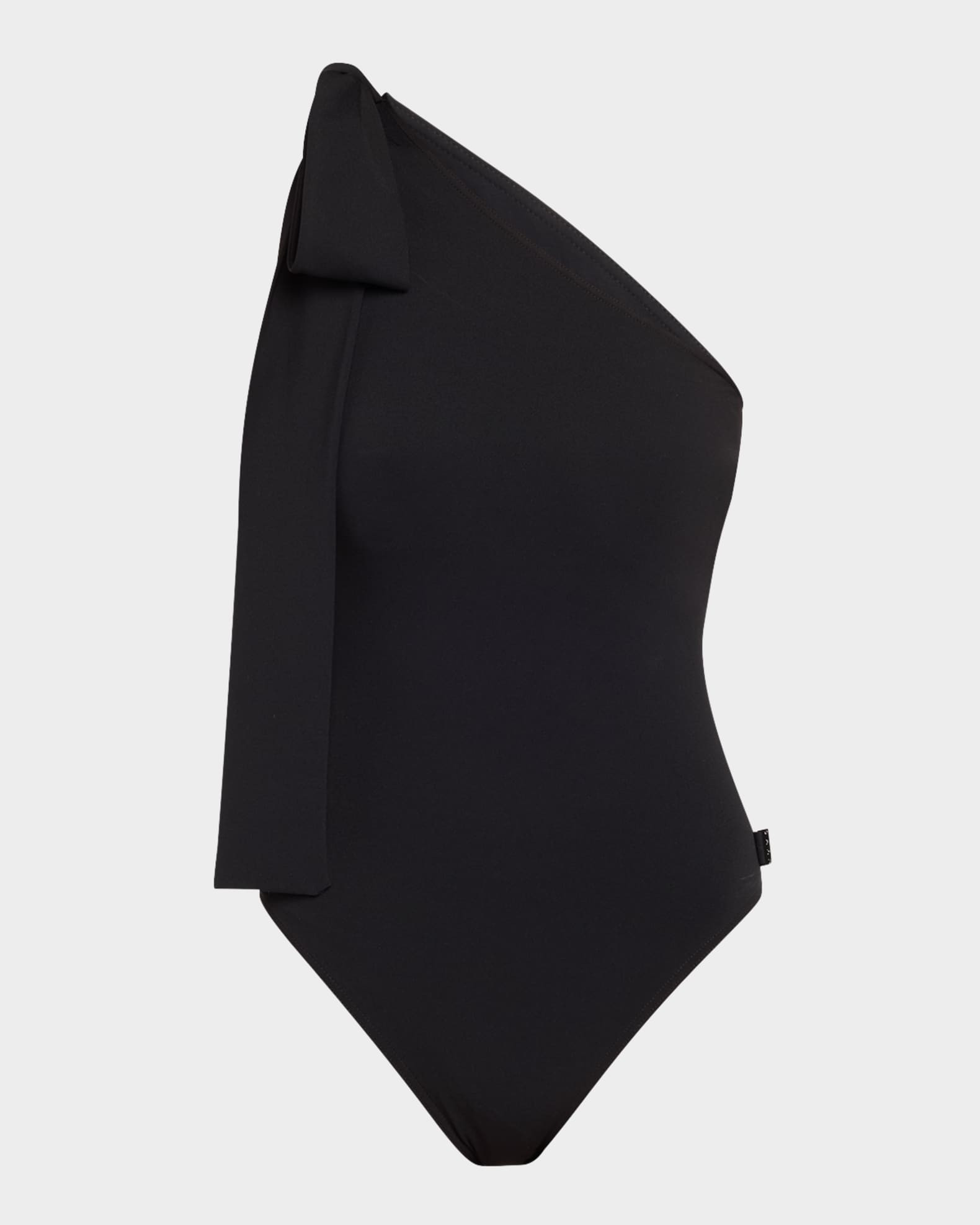 Asymmetric Tie One-Piece Swimsuit | Neiman Marcus
