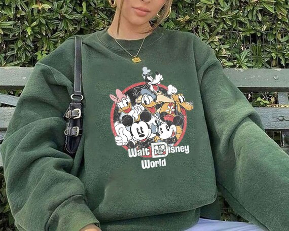 Vintage Disneyworld Sweatshirt Retro Mickey Sweatshirt | Etsy | Etsy (US)