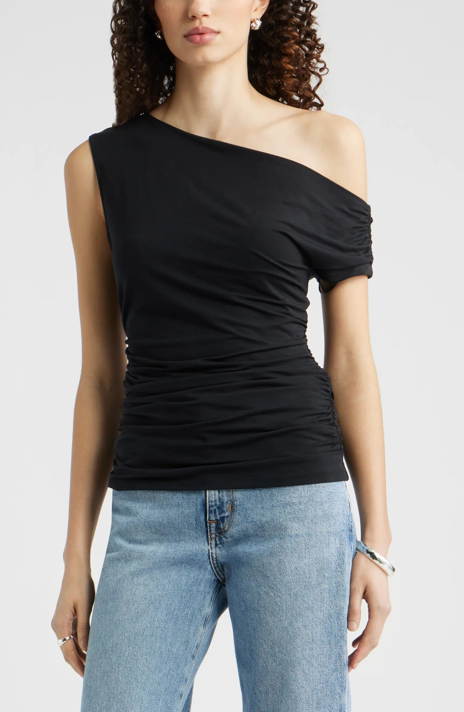 Nordstrom Asymmetric One-Shoulder Top | Nordstrom | Nordstrom
