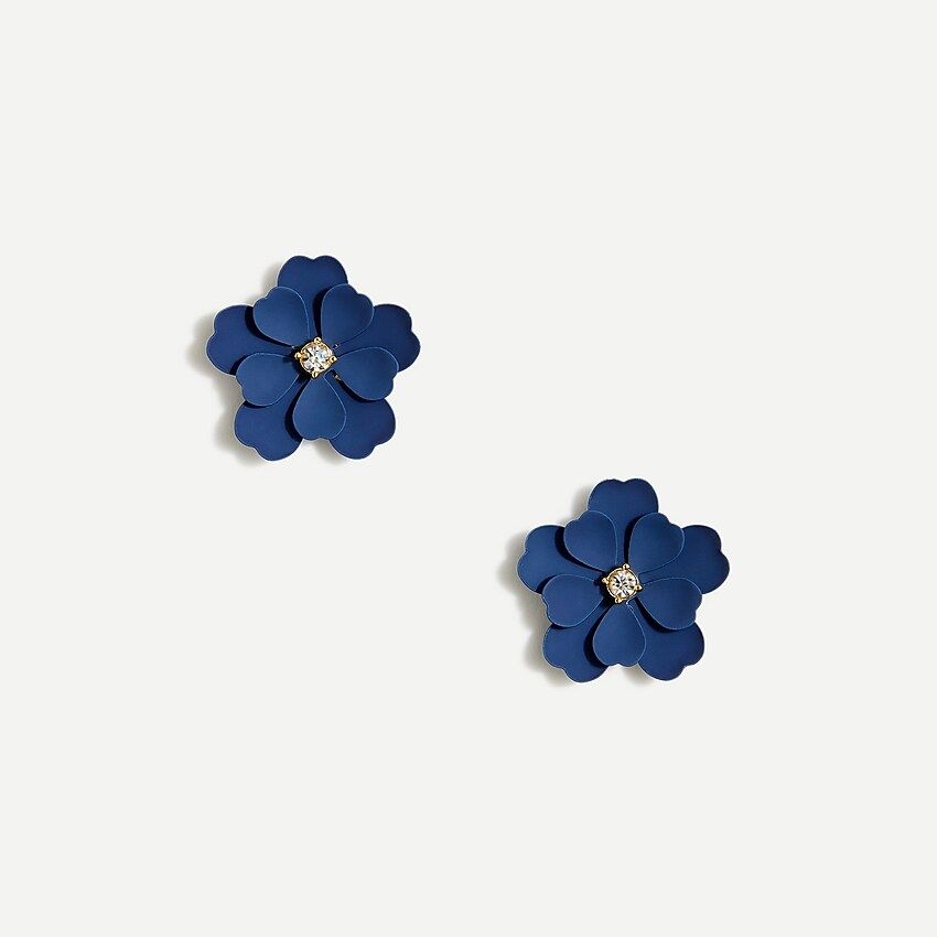 Floral statement stud earrings | J.Crew Factory