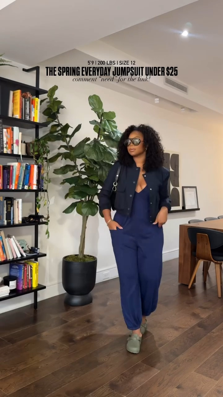 love these jumpsuits!!! I am 5'9 200 lbs wearing a large! I wear a medium or a large in the bomber jackets and accessories are linked! xoxo

#LTKstyletip #LTKfindsunder50 #LTKmidsize