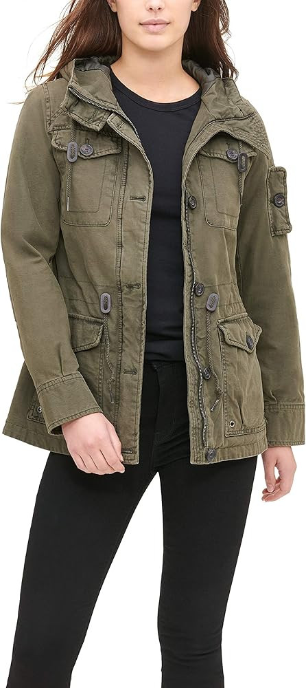 Levi's Women's Cotton Hooded Field Jacket (Standard & Plus Sizes) | Amazon (US)