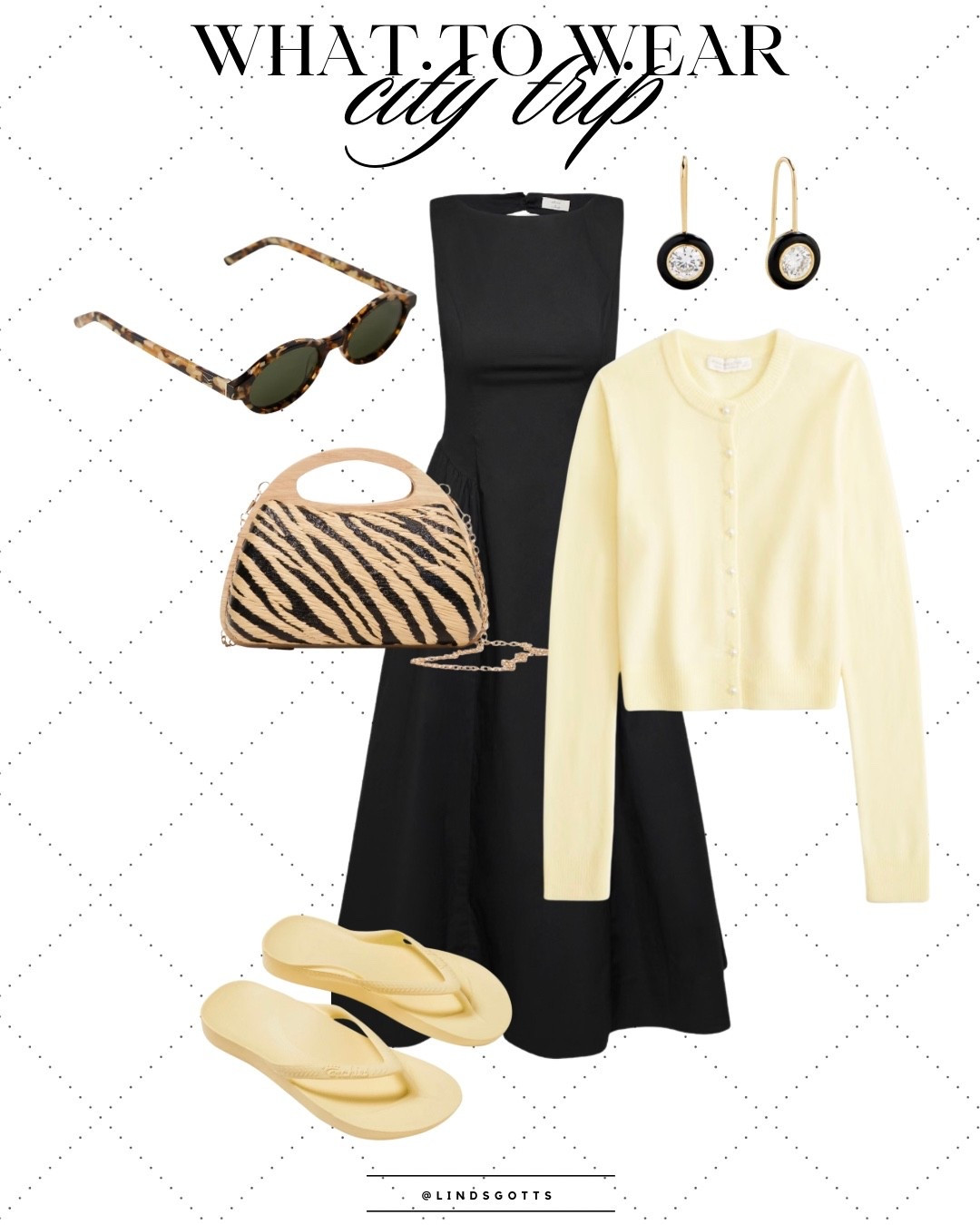 What to Wear: City weekend, spring workwear, or just any occasion you want to look really chic. 

My favorite flip flops, because I’ve walked miles in these with zero complaints. Arch support for days and comfy as can be. 

A little black dress = classic. And accessories that take the whole outfit to another level 

#LTKSpringSale #LTKSeasonal #LTKootd