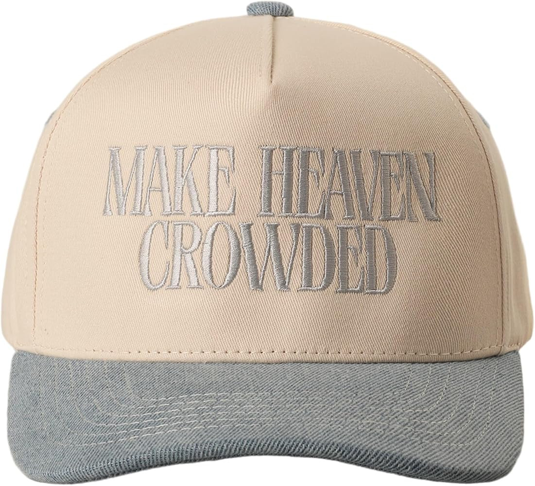 MIRMARU Christian Theme 5 Panel Embroidered Cotton Trucker Hat with Inspirational Faith Sayings f... | Amazon (US)