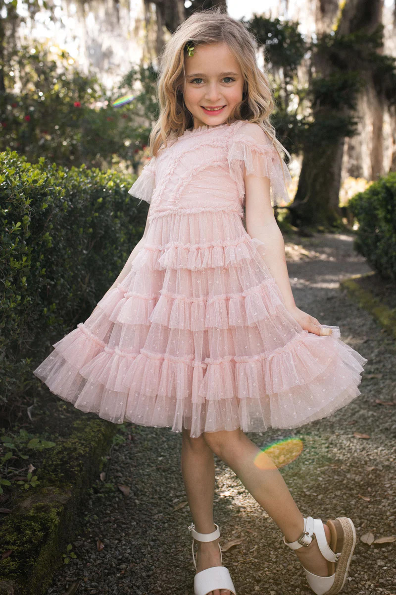Mini Whimsical Dress in Blush | Ivy City Co