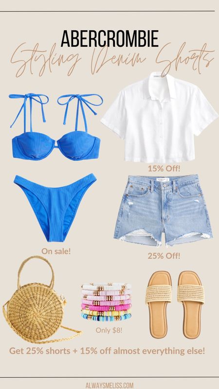Abercrombie is having a great sale this weekend!! Get 25% off shorts and 15% off everything else. Use code JENREED to save an additional 15% off!!

Vacation Outfit
Summer Shorts
Abercrombiee