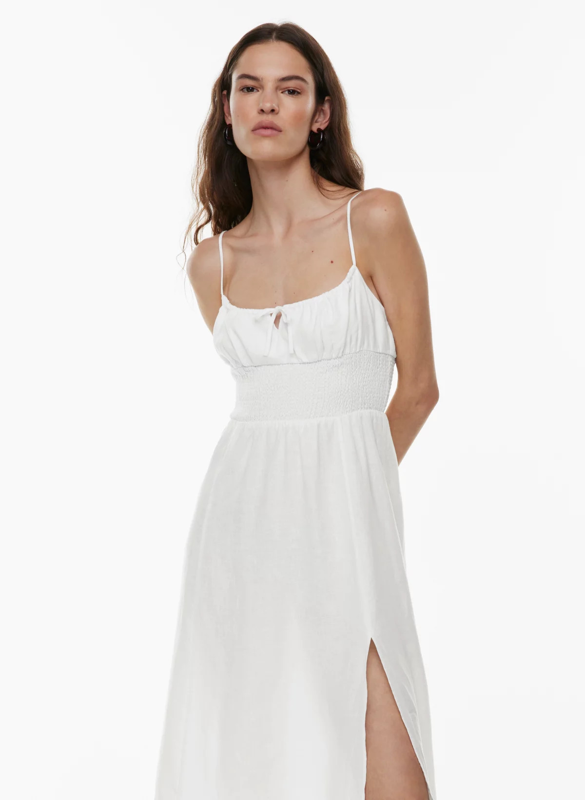 GENOA LINEN DRESS | Aritzia