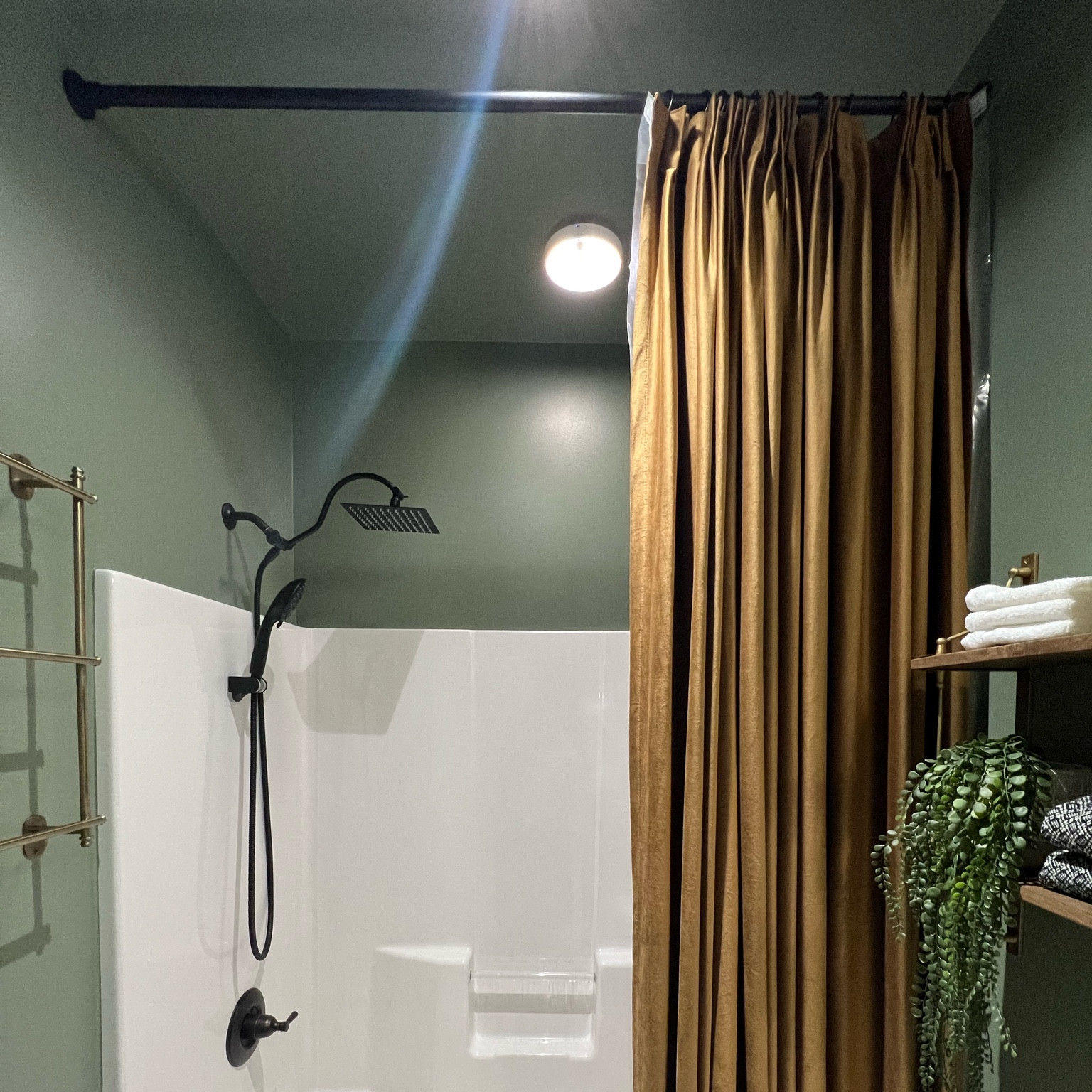 Custom shower curtain, shower curtain liner, shower curtain rod mount, rain shower head, wireless ceiling light, rechargeable ceiling light, motion detected ceiling light

#LTKhome #LTKfindsunder50 #LTKfindsunder100