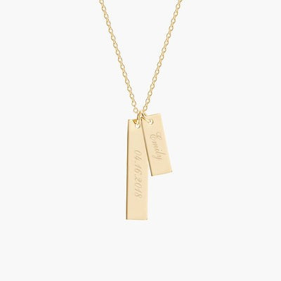 Double Bar Necklace | Brook and York