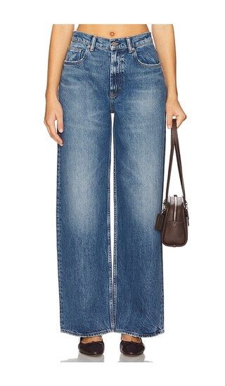 Polo Ralph Lauren Relaxed Wide Leg Jeans in Blue. - size 24 | Revolve Clothing (Global)