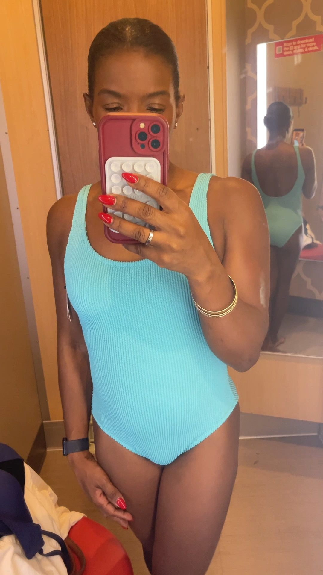 Love this color 🩵 wearing S

#LTKTravel #LTKSwim #LTKmomlife