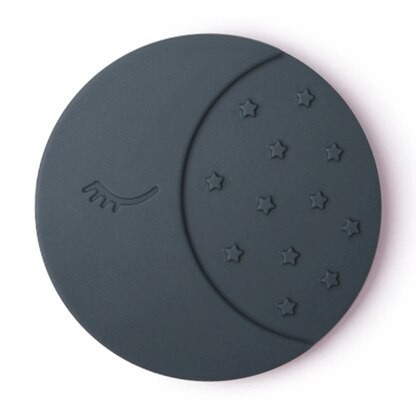 Silicone Moon Teether, Iron | SpearmintLOVE