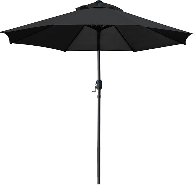 Sunnyglade 9' Patio Umbrella Outdoor Table Umbrella with 8 Sturdy Ribs | Amazon (US)