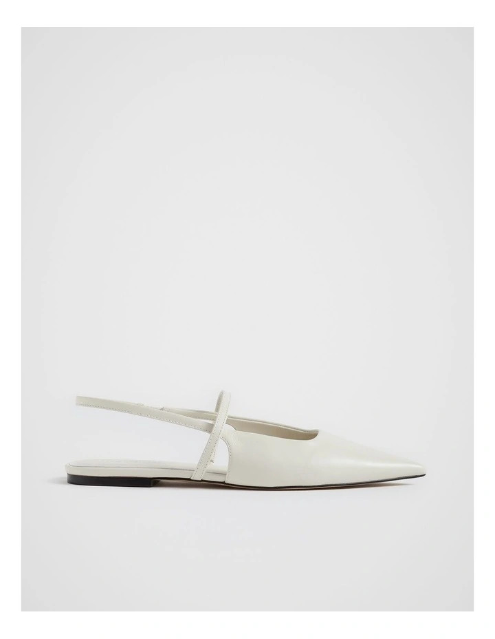 Sylvie Slingback Flat in Bone | Myer