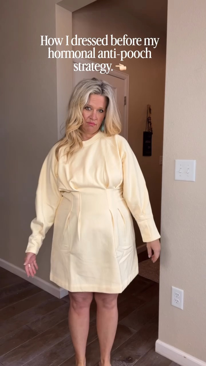 💖LIKE and comment "COMFY" below and I’ll DM you the outfit links + details! 💌 

We’ve all had those moments where nothing looks right.

Outfit after outfit…
and somehow it still feels off.

Not because anything is wrong…
but because the pieces aren’t working with us.

Once we start using an anti-pooch strategy, everything shifts.

Not tighter.
Not oversized.
Just intentional.

✔️ Lift (structure up top)
✔️ Release (no cling through the middle)
✔️ Lengthen (long, clean lines)

This is how we get dressed without overthinking it…
and finally feel put together again.

Save this for the next time nothing feels right…
and 👯‍♀️ share it with someone who needs this too.

Helping you look good, feel good 🤍
Lindsey

#over40style #midlifefashion #midsizefashion #bellyfriendly #effortlessstyle genxstyle confidenceover40 styleover40