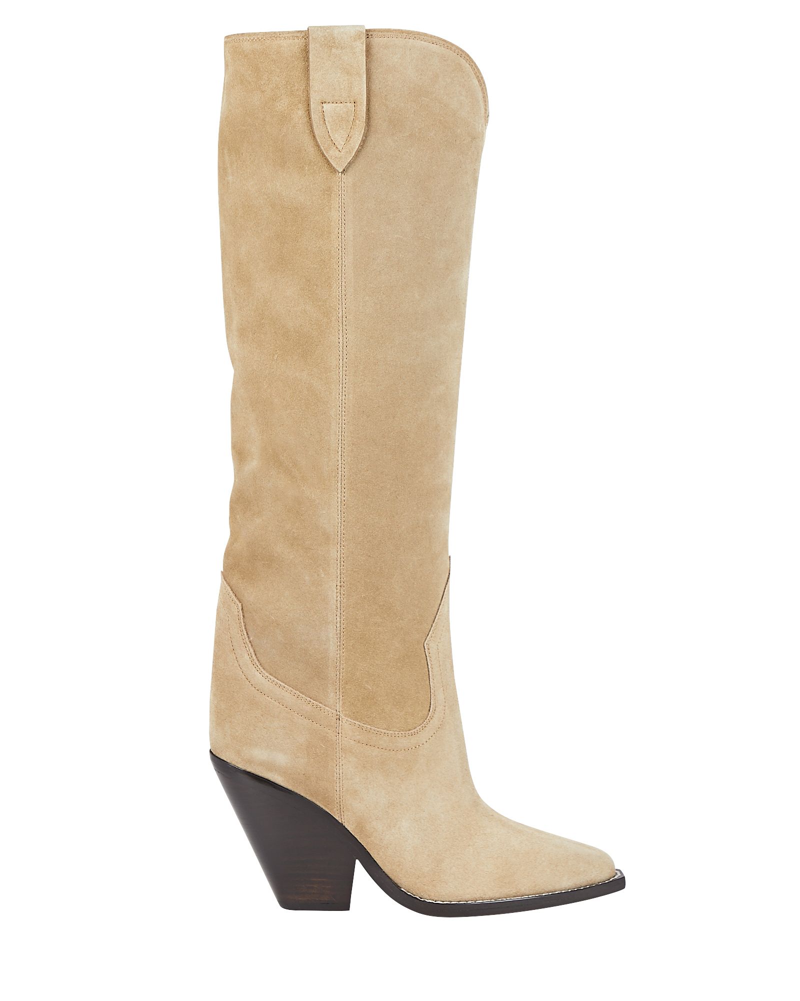 Lomero Suede Knee-High Western Boots | INTERMIX