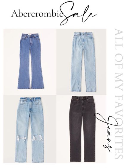 Abercrombie jeans are hands down my favorite. #curvy #straight #flare #denim #distressed #jeans #sale #abercrombie

#LTKSale #LTKsalealert #LTKFind