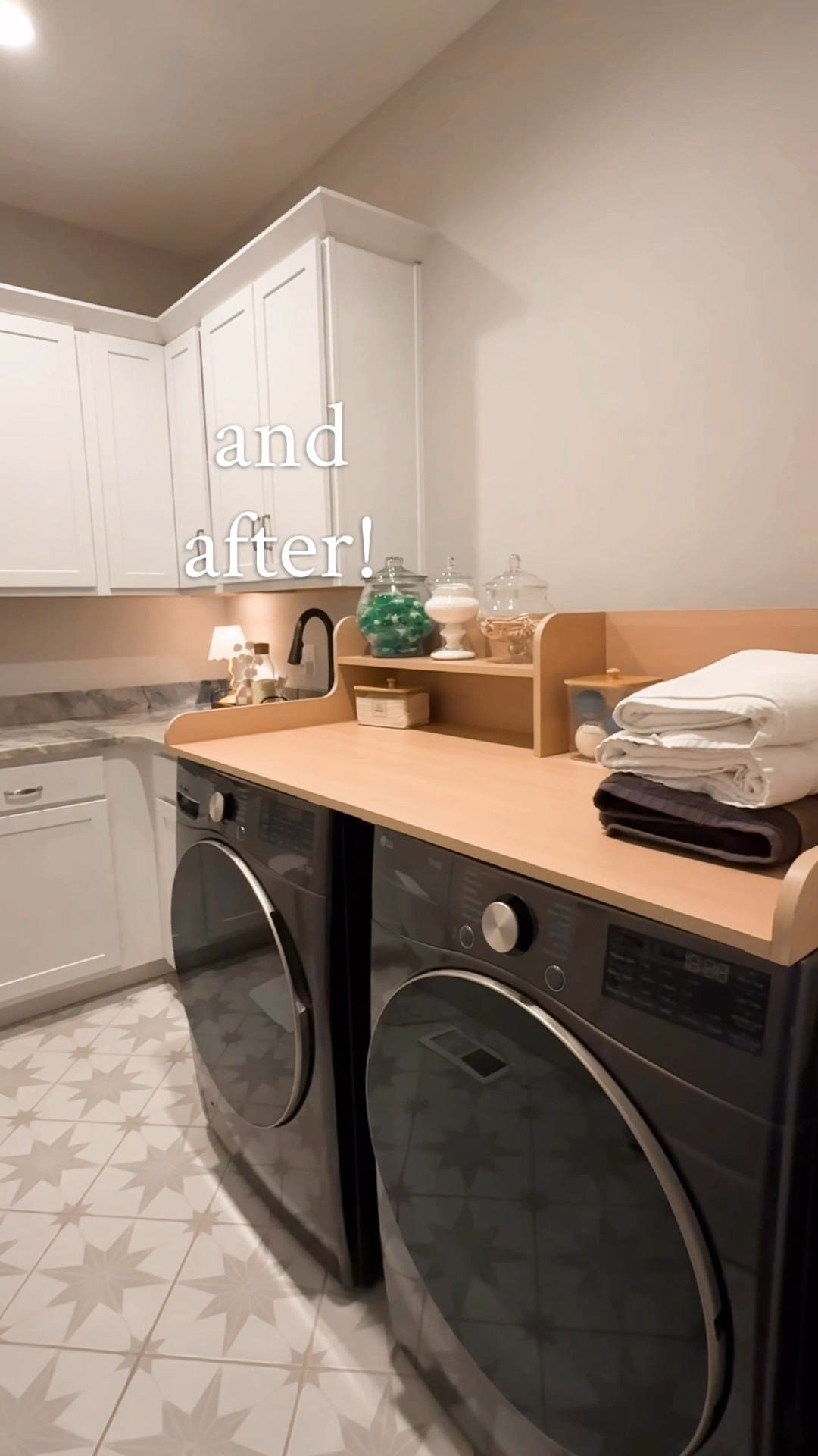 This laundry countertop has been a game changer! It's functional and made my laundry room so much prettier and cleaner! 

#LTKmomlife #LTKdayinmylife #LTKHome