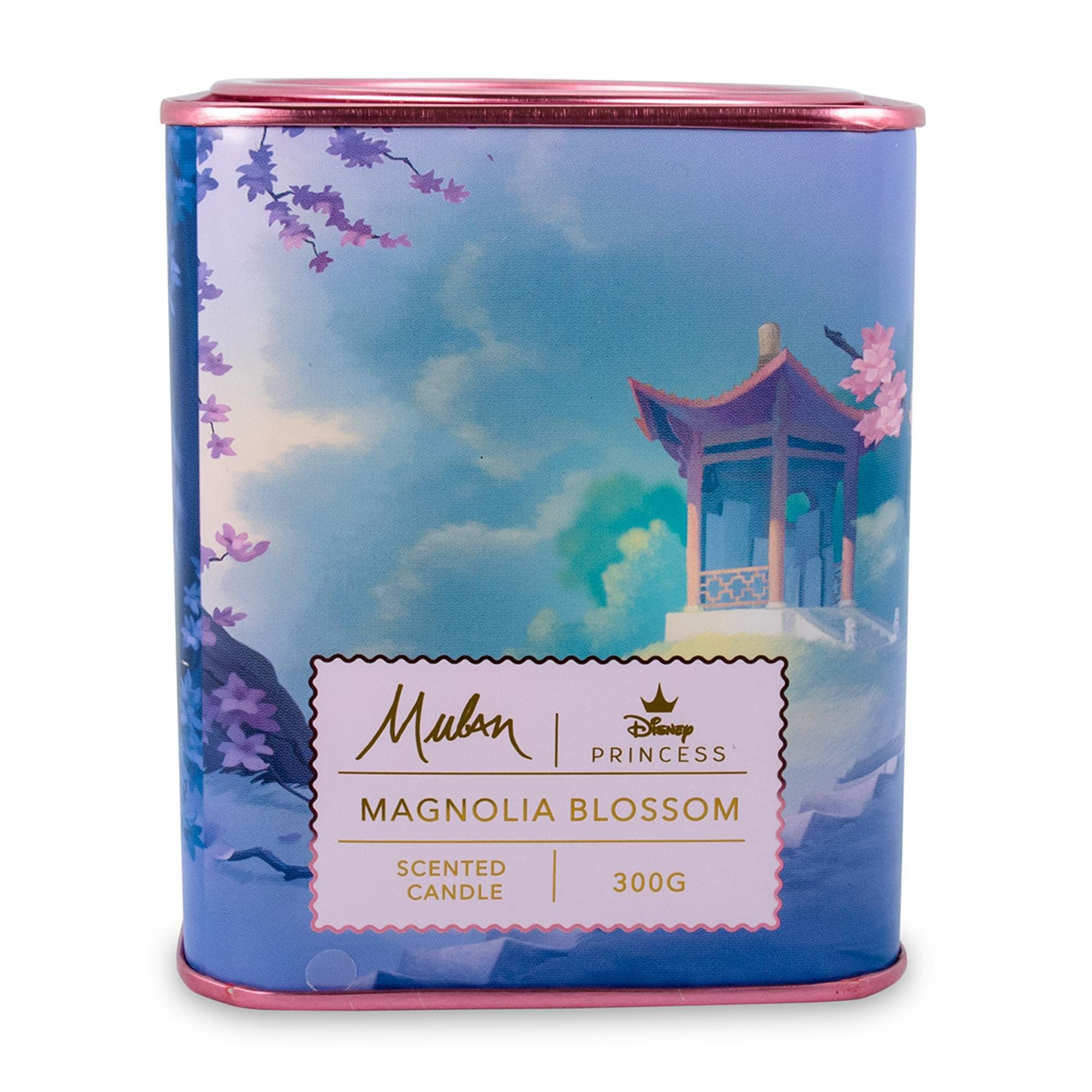 Disney Princess Home Collection Mulan 11-Ounce Scented Tea Tin Candle with Magnolia Blossom Fragr... | Amazon (US)