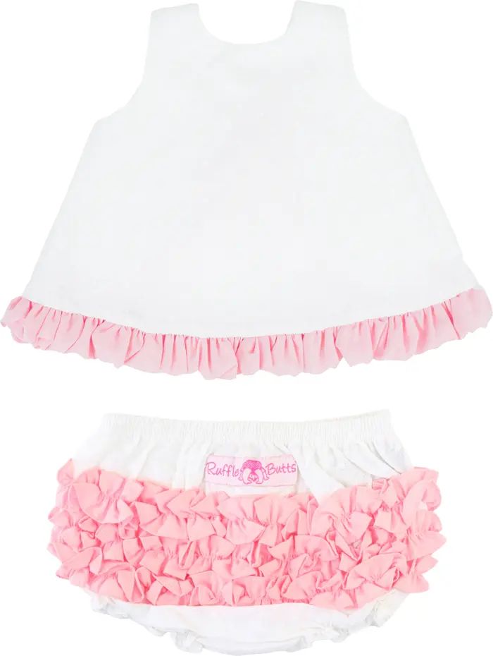 RuffleButts Ruffle Embroidered Swing Tunic & Bloomers | Nordstrom | Nordstrom