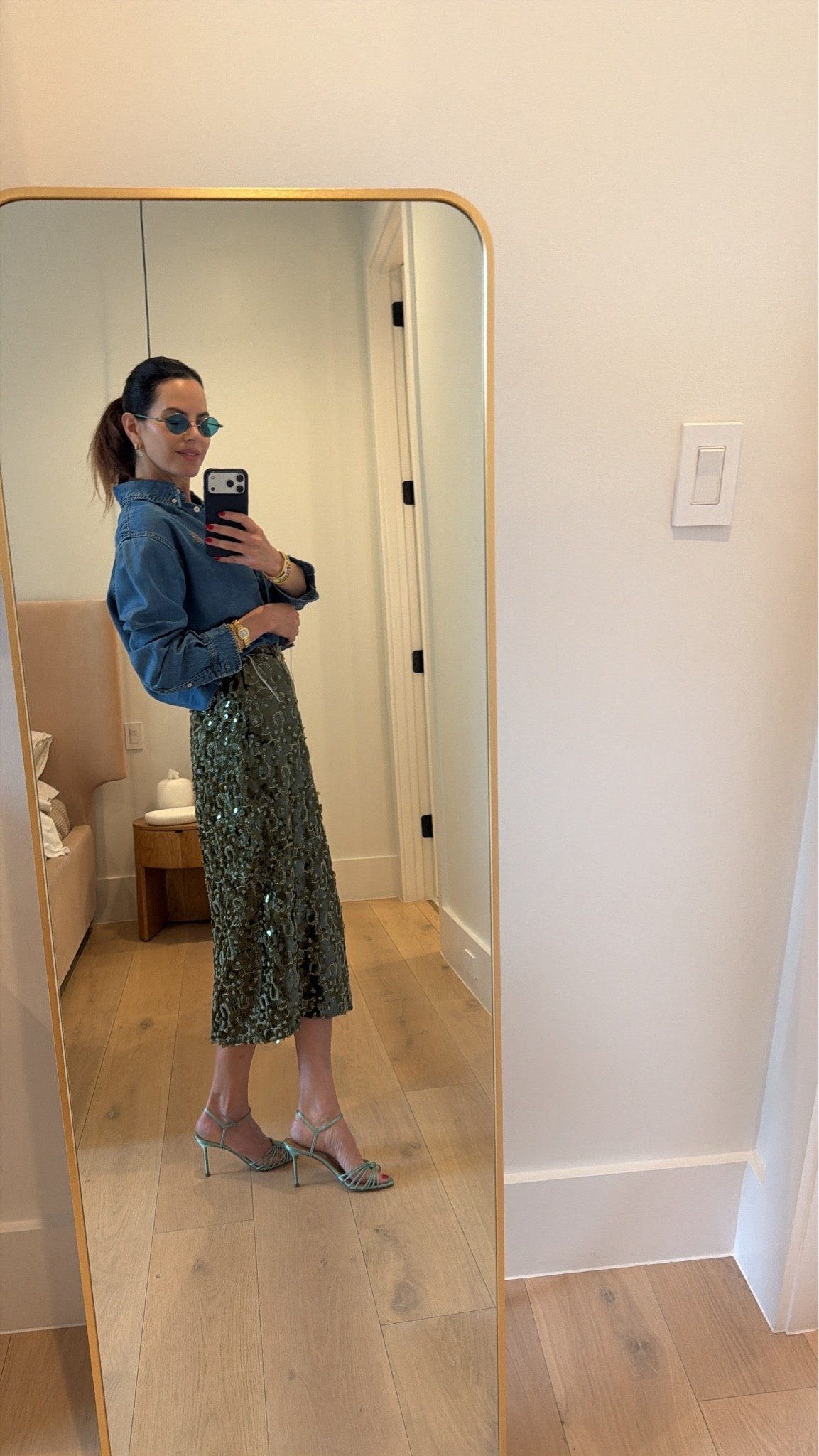 This blue + green combo I can’t get enough of

#LTKgrwm #LTKootd #LTKOver40