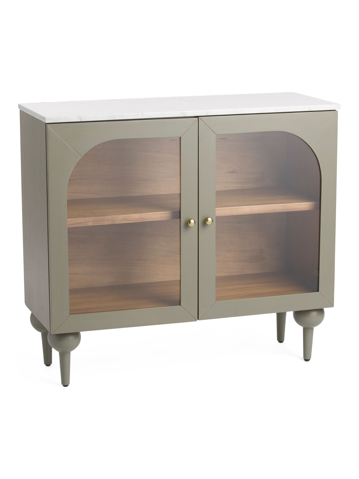 36in Marble Top Arch 2 Door Cabinet | TJ Maxx