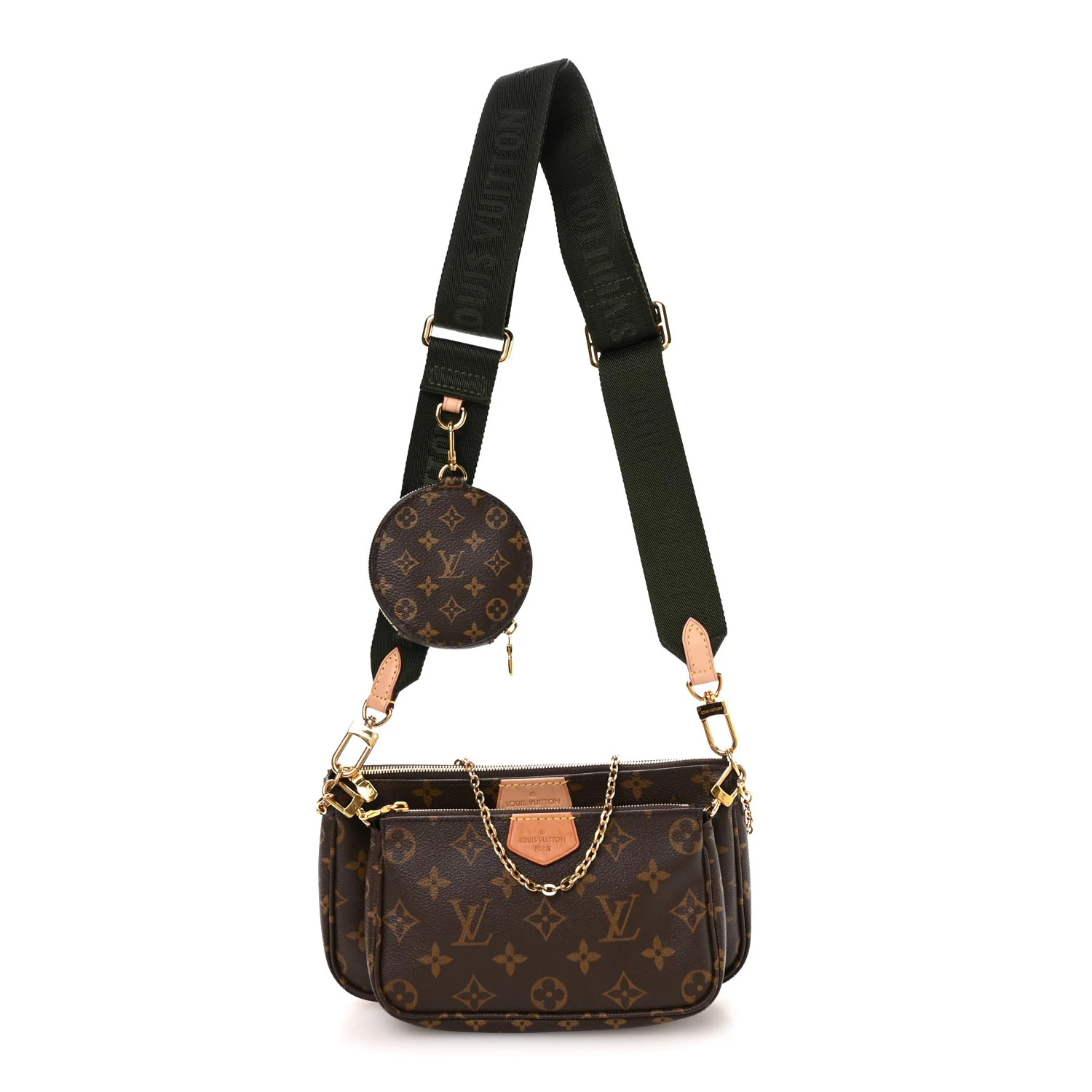 Monogram Multi Pochette Accessories Kaki | FASHIONPHILE (US)