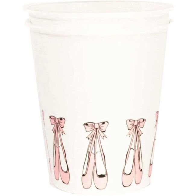 8oz Ballerina Paper Party Cups, Set of 8 | Maisonette