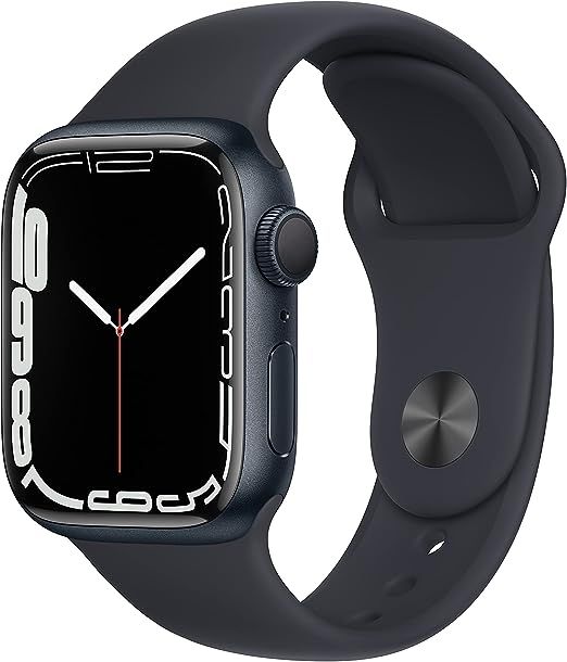 Apple Watch Series 7 [GPS 41mm] Smart Watch w/ Midnight Aluminum Case with Midnight Sport Band. ... | Amazon (US)