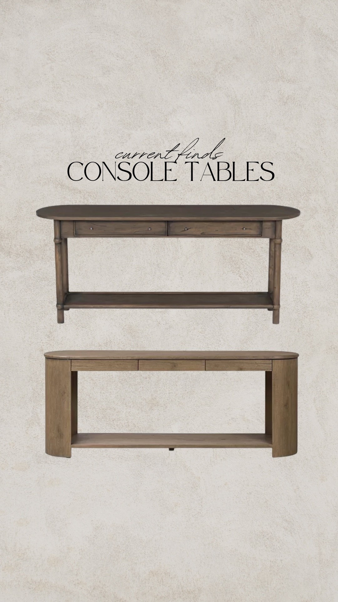 Wood console tables, four hands, white oak console table, walnut console table, modern organic console

#LTKSaleAlert #LTKHome #LTKSeasonal