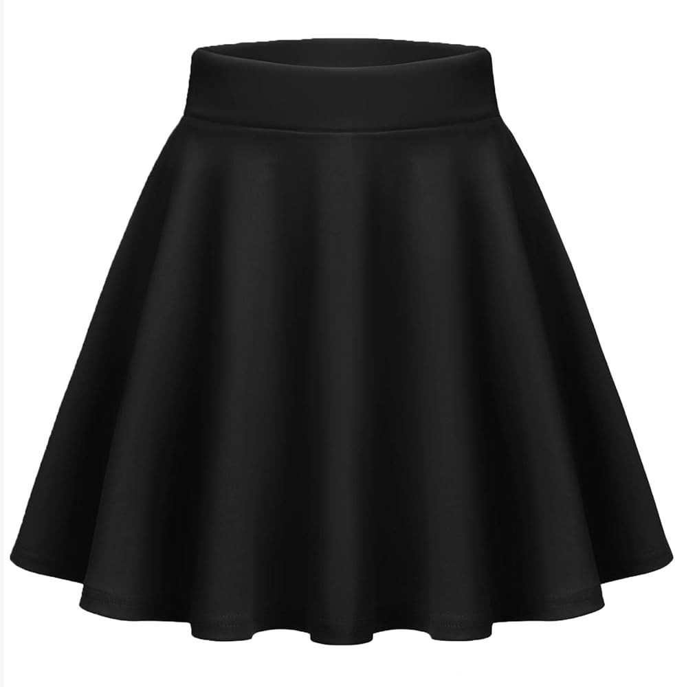 Zeagoo Women's Skirt Basic Mini Skater Skirt 2025 Fall Skirts Stretchable High Waist A-Line Dance... | Amazon (US)