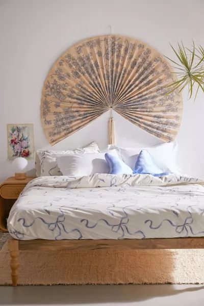 Palmera Toile Fan Headboard | Urban Outfitters (US and RoW)