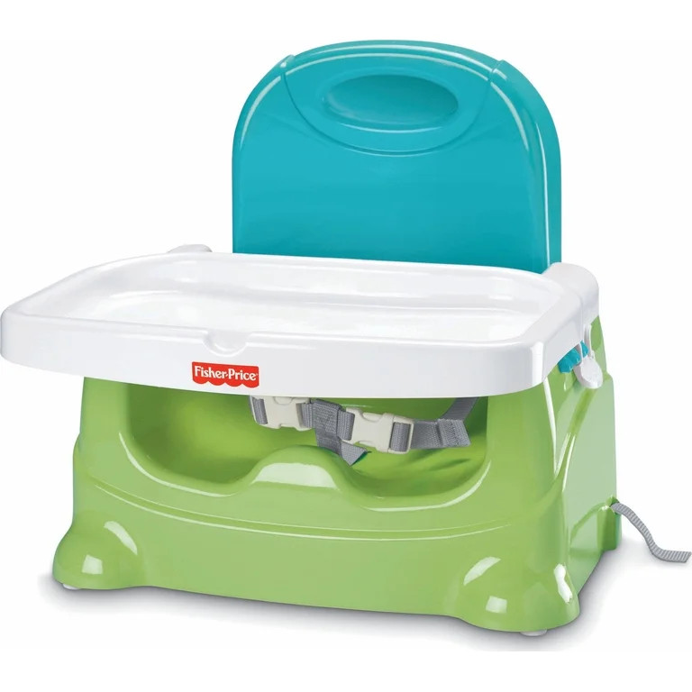 Fisher-Price Portable Toddler Booster Seat for Dining Table, Healthy Care, Green | Walmart (US)