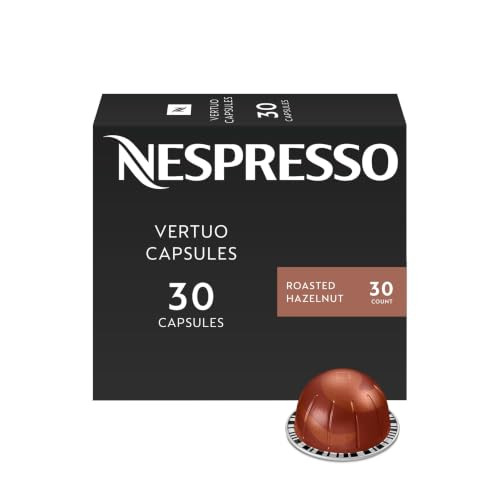 Nespresso Vertuo, Roasted Hazelnut, Medium Roast, 30-Count Coffee Pods | Amazon (US)