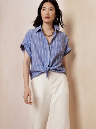 Linen Resort Shirt | Banana Republic (US)