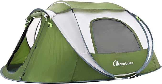 Camping Tent 4 Person Pop up Tent Set Up in 10 Seconds Instant Tent for Family Waterproof with De... | Amazon (US)