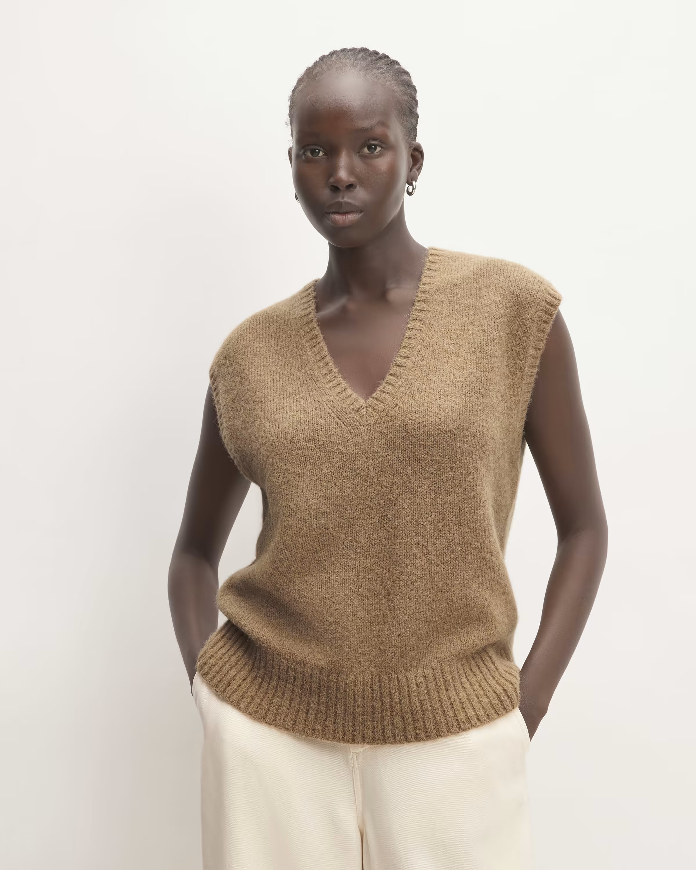 The Alpaca V-Neck Vest | Everlane