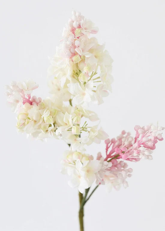 Pink Cream Artificial Lilac Flower - 25 | Afloral (US)