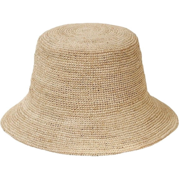 Jiibva Raffia Straw Sun Hat Wide Brim Beach Hat Summer Panama Straw Hat for Summer Vacation Holid... | Walmart (US)
