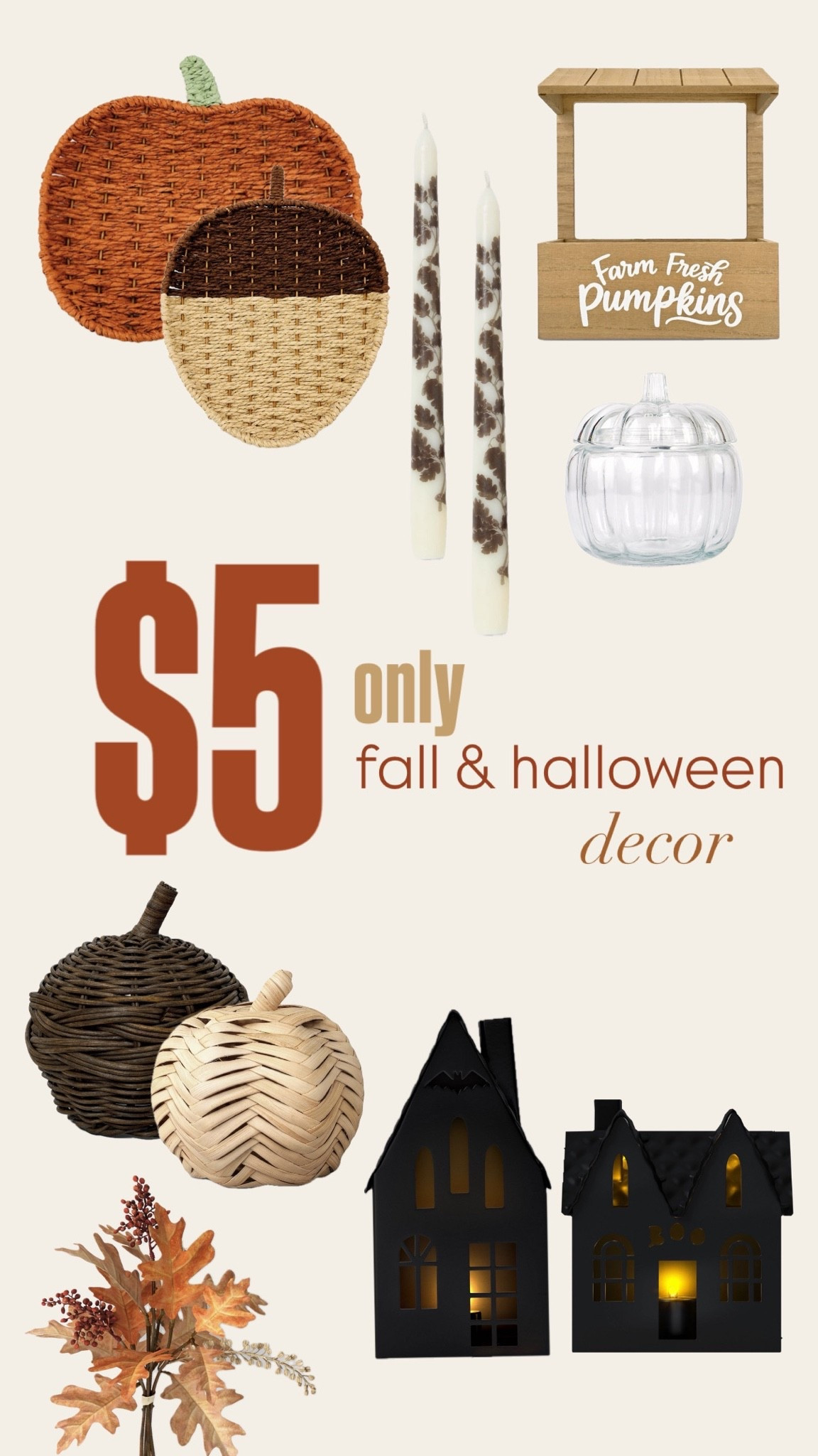 UNDER $10 HALLOWEEN & FALL DECOR🤎

#LTKmomlife #LTKSeasonal #LTKHome