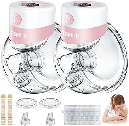 Breast Pump,Double Wearable Breast Pump,Electric Hands Free Breast Pumps with 2 Modes,9 Levels,LC... | Amazon (US)