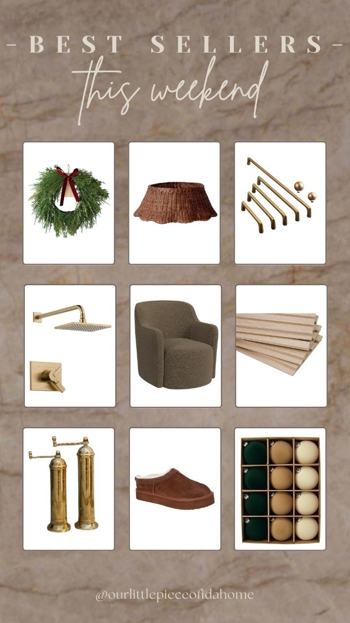 This weekends best sellers including some diy , decor , kitchen and Christmas finds 

#LTKHoliday #LTKSaleAlert #LTKHome