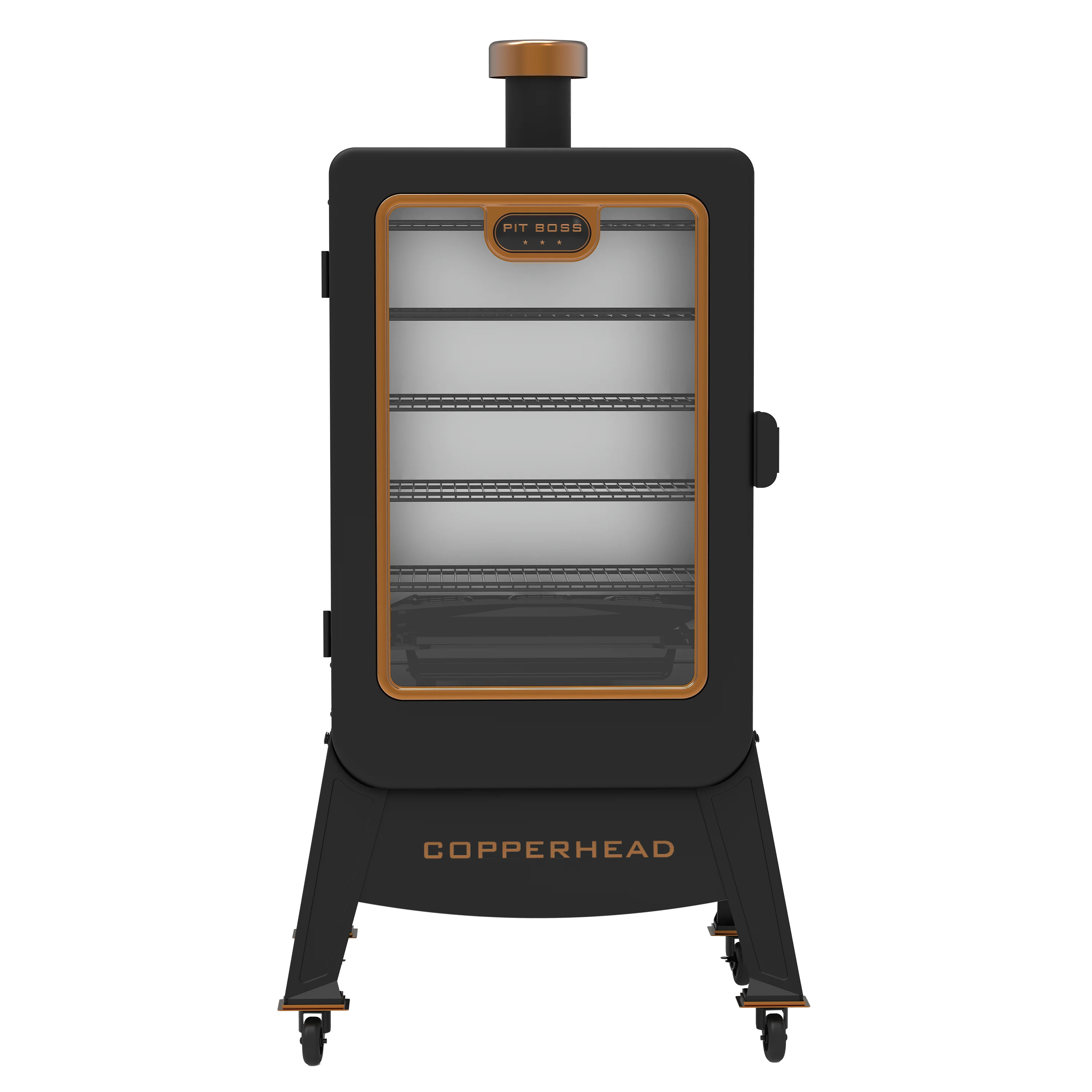 Pit Boss Copperhead 1300 Sq in Vertical Wood Pellet Smoker - Onyx Edition | Walmart (US)