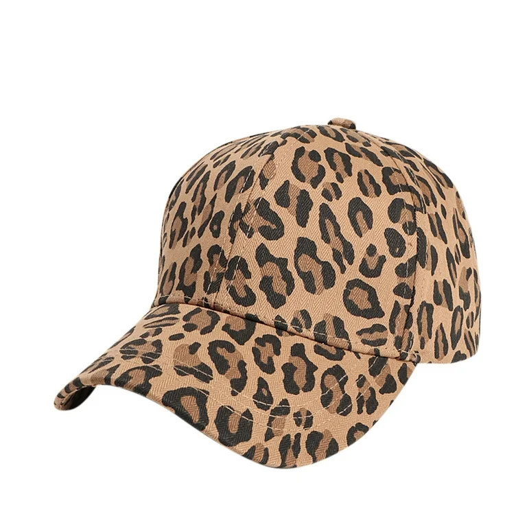 Alkepwun Womens Baseball Caps Unisex Fashion Casual Leopard Print Versatile Vintage Soft-Top Clas... | Walmart (US)