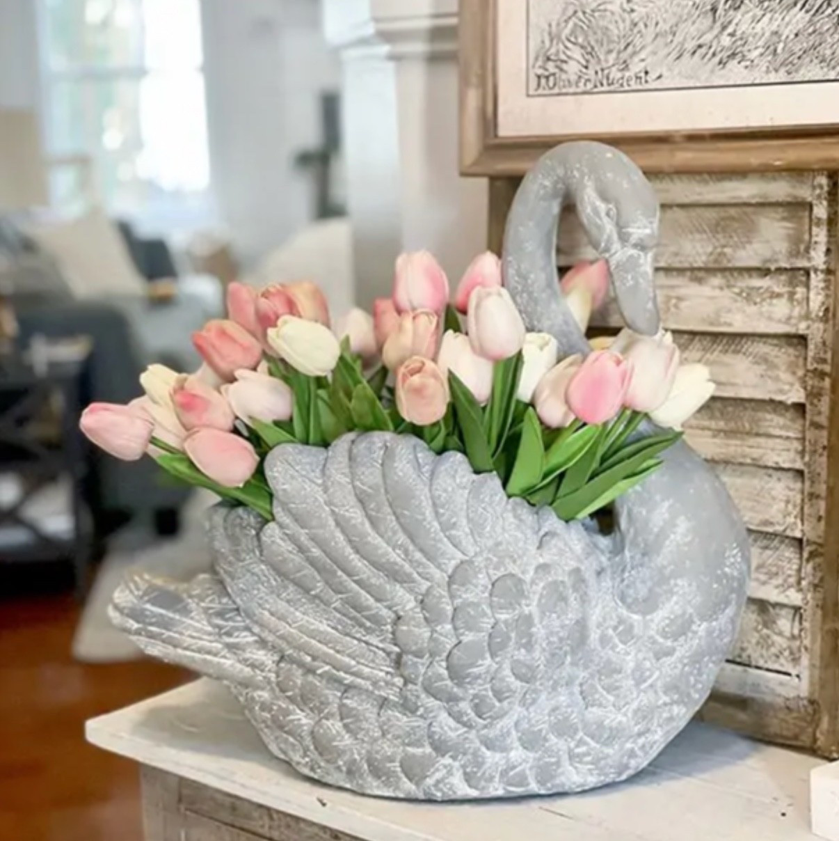 This is absolutely beautiful❤️ this is perfect for decorating be sure to check it out! 



#farmhouse #farmhousedecorations #swan #planter

#LTKSeasonal #LTKHome