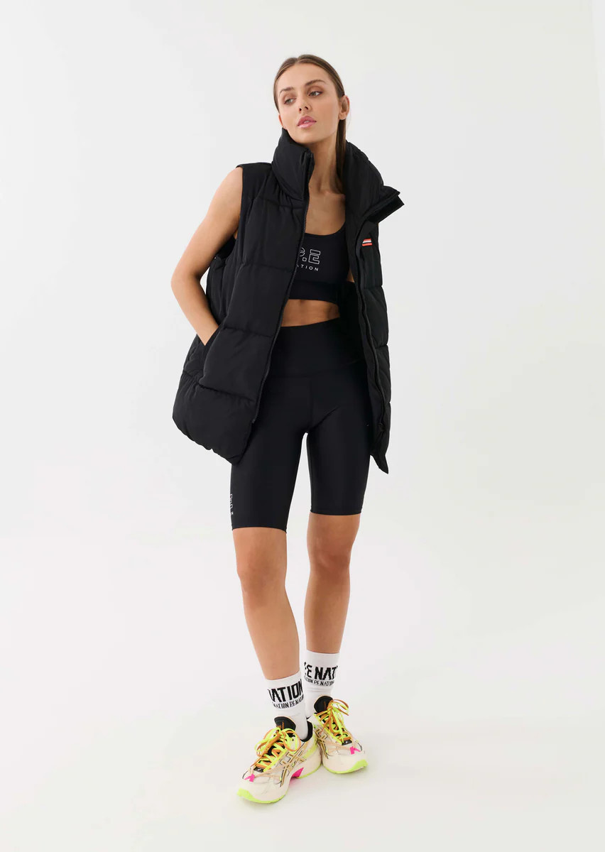 Stadium Puffer Vest | Black | P.E Nation | P.E Nation